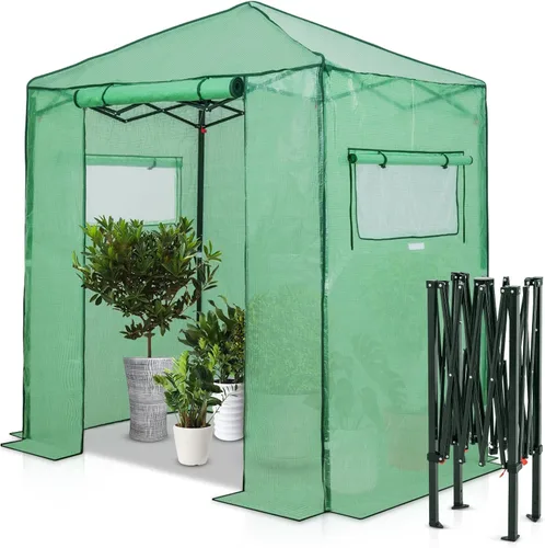 Vista 20 de EAGLE PEAK - Invernadero hexagonal desplegable de 6.6 x 6.6 pies, portátil, para plantas de jardín, para interiores y exteriores, para todo