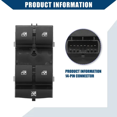 Vista 6 de No.95188244 / Interruptor de ventana delantera del lado del conductor/puerta de repuesto para Chevrolet Sonic 2012-2018 / Interruptor de ventana