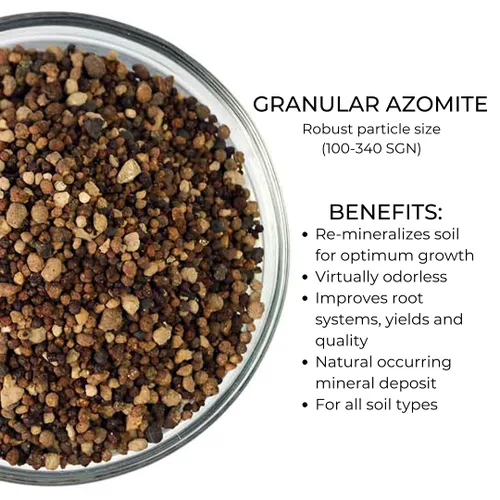 Vista 2 de Fertilizante mineral granular de trazas de azomita de 5 libras