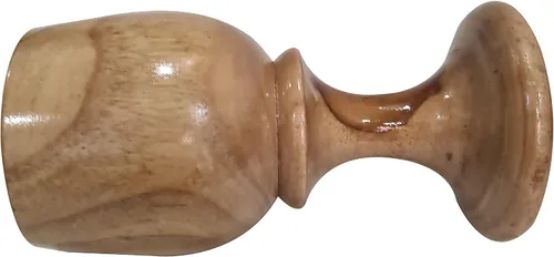 Vista 8 de Cáliz de copa de vino de madera vintage hecha a mano – Vaso rústico de madera natural para cerveza, vino, fiestas, inauguración de la casa, regalo