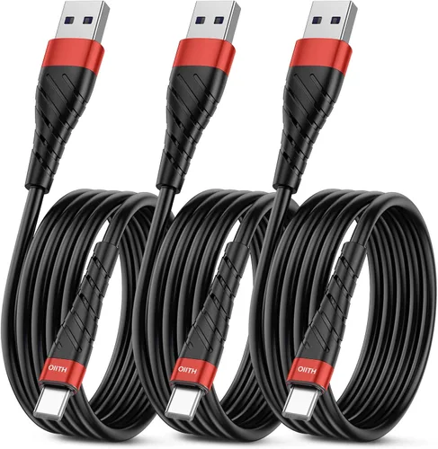 Vista 25 de Cable de carga corto con certificación MFi para iPhone, paquete de 3 unidades de 1 pie, 12 pulgadas para cable de carga Lightning, cable de datos