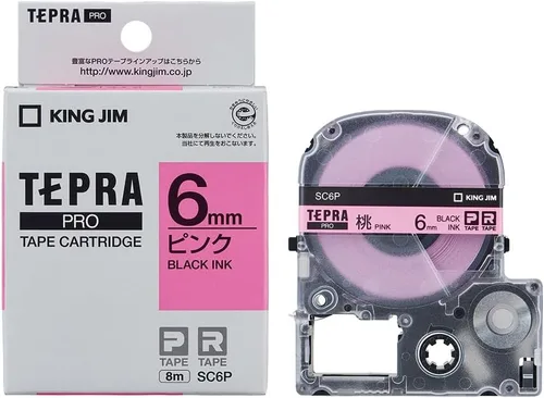 Vista 14 de King Jim Tepra PRO SC6B Color Label 0.236 in Cartucho de cinta azul