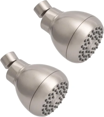 Vista 14 de AISOSO Cabezales de ducha de alta presión, cabezales de ducha de 3 pulgadas con rotación de 360 grados y boquillas de silicona para una ducha Níquel