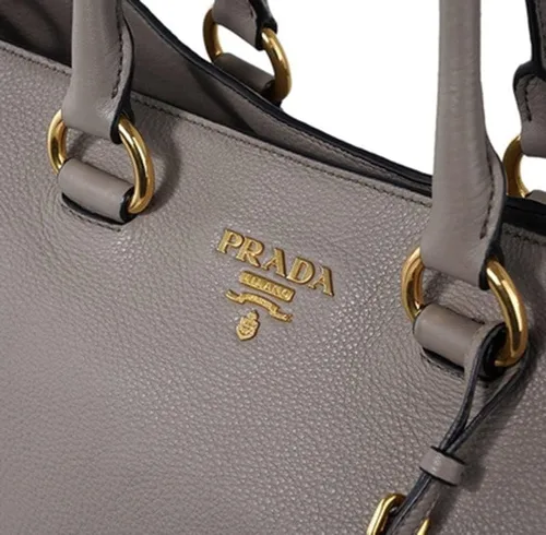 Vista 5 de Prada 1BG865 - Bolso de la compra con asa superior para mujer, color gris