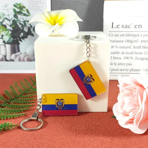 Vista 5 de Llavero con bandera de Ecuador (2 unidades), Ecuador