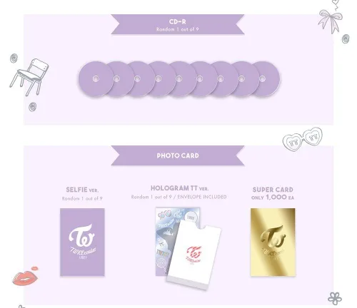 Vista 4 de jyp Entertainment doble 3rd álbum mini B Ver CD con imited 9 photocards y plegado Póster +