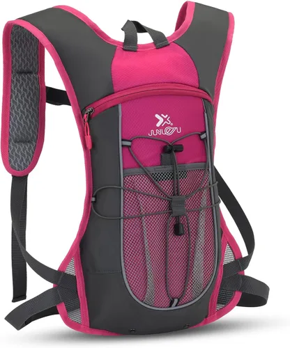 Vista 10 de Clape Mochila de hidratación para correr, ciclismo con vejiga de hidratación de 2 litros, mochila de agua ligera y portátil, mochila transpirable
