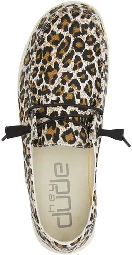 Vista 180 de Hey Dude Wendy - Zapatos de mujer, mocasines sin cordones para mujer, cómodos y ligeros