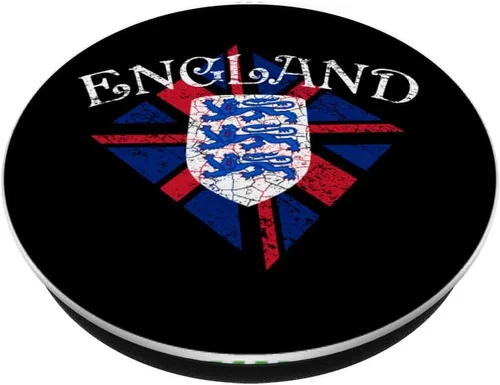 Vista 2 de UK Royal Arms of England – PopSockets Grip and Stand for Phones and Tablets