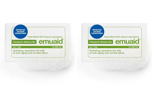 Vista 7 de emuaid Barra de humedad terapéutica – Barra de limpieza facial y corporal medicada para piel propensa a hongos, picor y alivio de la irritación