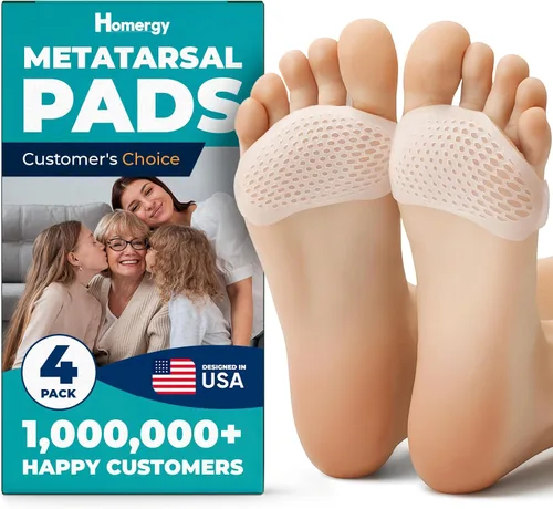 Vista 11 de Homergy - Almohadillas metatarsianas para pies - Cojines de gel suave para la bola del pie para alivio del dolor, diseño de manga ultradelgada, se