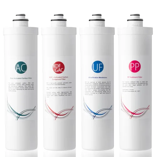 Vista 16 de iSpring CUA4-BLK - Sistema de filtro de agua para debajo del fregadero, filtro de agua de ultrafiltración de 4 etapas sin tanque de alta capacidad