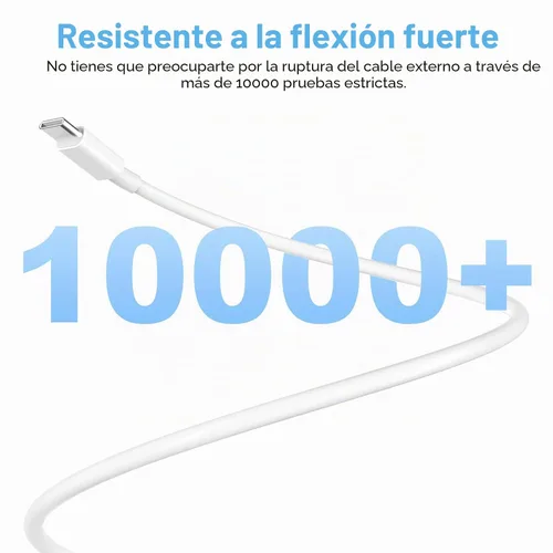 Vista 7 de Paquete de 2 cables de carga USB C a USB C de 3 pies y 60 W, cable de carga rápida tipo C a tipo C, para iPhone 16 E/17/Air/15/Pro/Plus/Pro Max