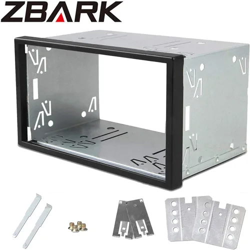 Vista 3 de Universal Doble 2 Din Reproductor de Coche Estéreo Radios Reemplazo Instalación Kit de Jaula