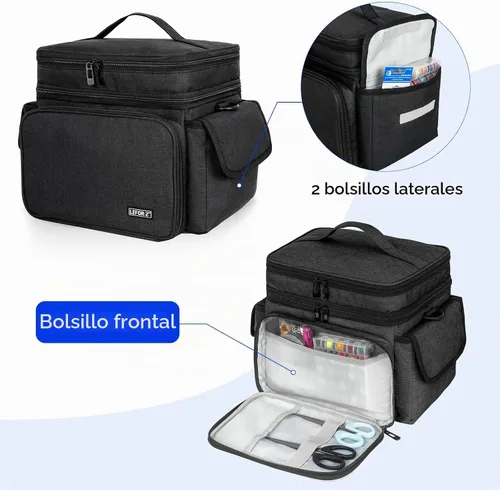 Vista 5 de LEFOR·Z Bolsa organizadora de suministros de costura pequeña