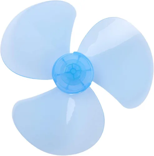 Vista 7 de dPois Hoja de ventilador de plástico hojas universal para el hogar, pedestal de pie para ventilador de mesa, pieza de repuesto con cubierta de Negro