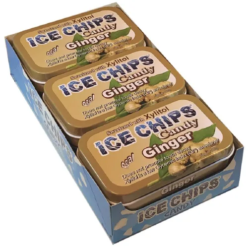 Vista 24 de ICE CHIPS Latas de caramelo de xilitol (Clove Plus, paquete de 3) - Incluye banda como se muestra