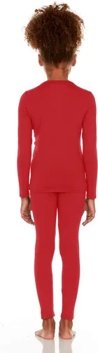 Vista 2 de Thermajane - Conjunto de ropa interior térmica para niñas, ropa interior larga, ultrasuave, capa base de invierno para niñas
