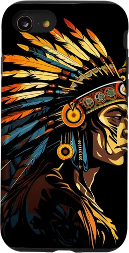 Vista 18 de Funda de orgullo indígena con plumas para iPhone 17