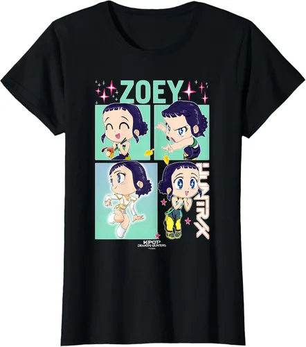 Vista 49 de Kpop Demon Hunters Zoey Camiseta Oficialmente Autorizada