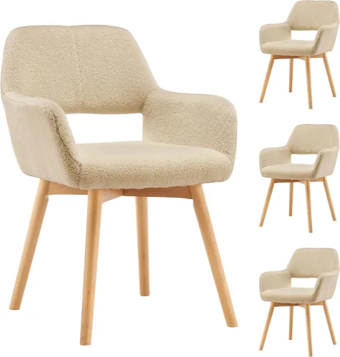 Vista 30 de Silla de Escritorio Sin Ruedas Silla de Acento Cómoda para Sala de Estar Comedor Dormitorio Silla de Tocador Silla de Maquillaje Oficina en Casa