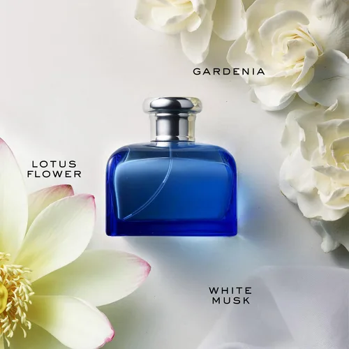 Vista 6 de RALPH LAUREN FRAGRANCES - Blue - Eau De Toilette - Perfume para mujer - Fresco y floral - Con gardenia, jazmín y flor de loto - Intensidad media