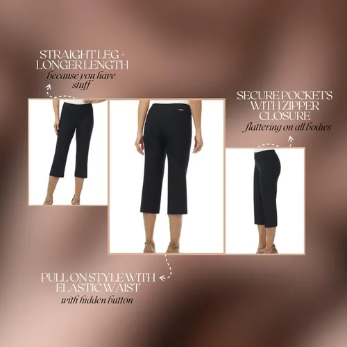 Vista 7 de Rekucci - capri cómodo para mujer con detalle de botón