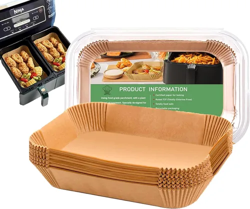 Vista 12 de Forros pequeños para freidora de aire COMFEE' Compact 2.1, forros de 2 cuartos de galón para freidora de aire para Instant Pot Vortex Mini, forros