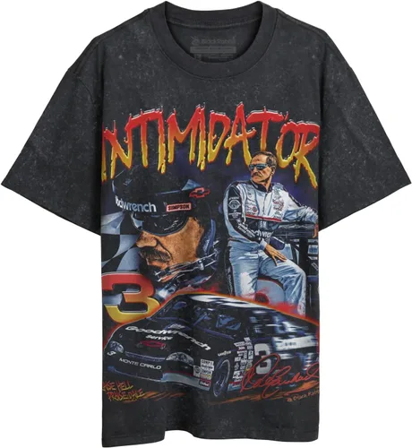Vista 8 de Black Rabbit 90s Racing Intimidator Earnhardt Raise Hell Praise Dale Retro Camiseta unisex