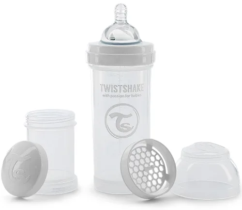 Vista 8 de Twistshake Biberones anticólicos - Biberones prémium de 8.8 fl oz/8 onzas con recipiente de almacenamiento de leche de 3.4 fl oz para una