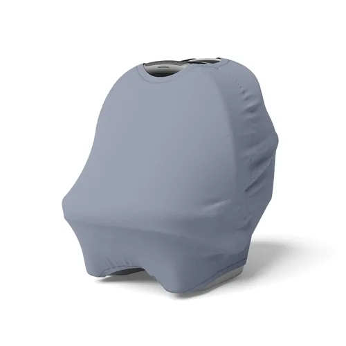 Vista 10 de Natemia Fundas de asiento de automóvil para bebés, multiusos, transpirable, cubierta de lactancia, cobertura elástica de 360 grados, privacidad