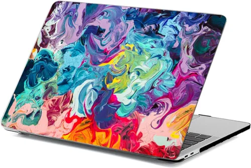 Vista 32 de Funda para MacBook Air de 15,3 pulgadas M2/M3/M4/M5, lunares Amarillo (Yellow Polka Dot)