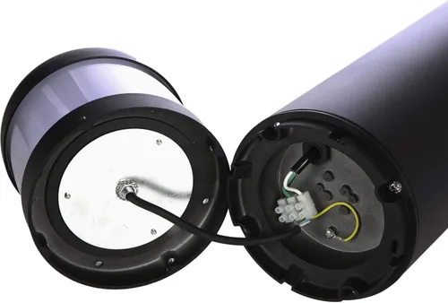 Vista 5 de Luces LED de paisaje bolardo 25 "10W 3000K 120V-277V Comercial/Residencial moderno Ballard Iluminación accesorio para jardín, camino, entrada luz