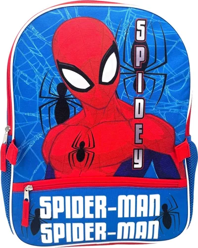 Vista 4 de Fast Forward Spider-Man Pop-Out - Mochila de 16 pulgadas con lonchera