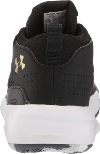 Vista 3 de Under Armour Tenis de baloncesto unisex para niños preescolares Lockdown 5, Negro