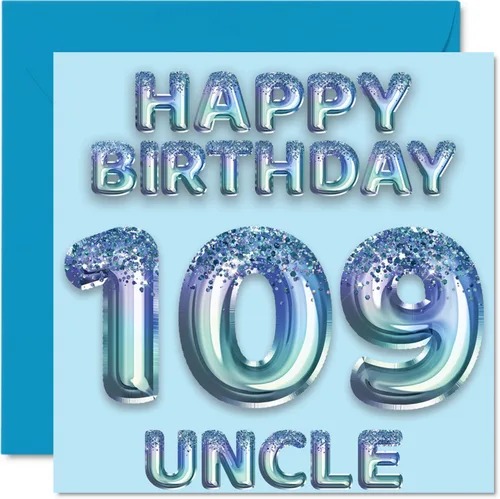 Vista 14 de Stuff4 Tarjeta de primer cumpleaños para niños, globo de fiesta con purpurina azul, tarjetas de feliz cumpleaños para niño de 1 año, nieto, hijo, 57