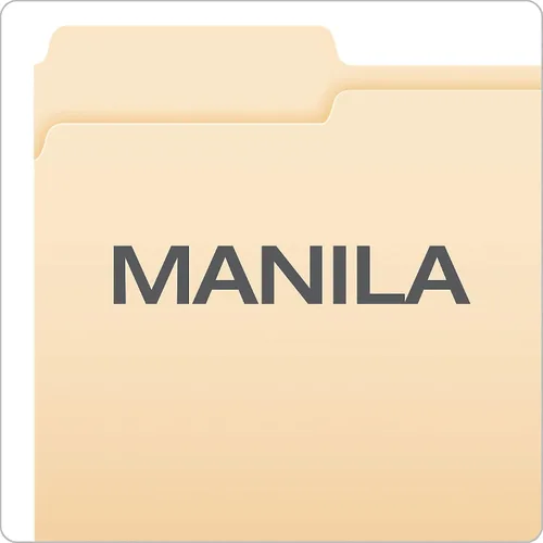 Vista 5 de Pendaflex Carpetas de archivos de doble material, tamaño carta, manila, 50 por caja (54459EE)