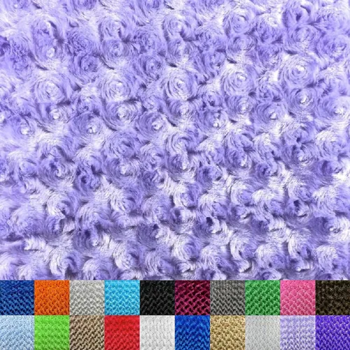 Vista 2 de Ice Fabrics The Yard - Tela Minky de Rosebud de The Yard - Tela de visón de almendra extra ancha de 58/60 pulgadas para mantas, ropa, accesorios