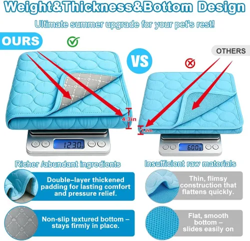Vista 2 de Alfombrilla de enfriamiento para perros mejorada Arc-Chill Q-Max> 0.4 Pet Cooling Pad 2026