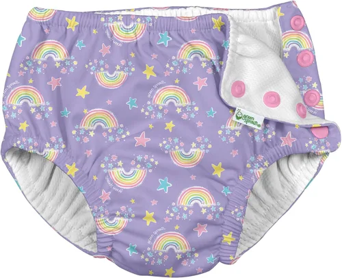 Vista 3 de i play. Baby-Boys Snap Reusable Swim Diaper