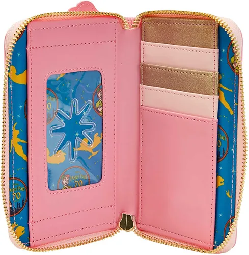 Vista 4 de Loungefly Disney Peter Pan You Can Fly - Cartera para 70 aniversario, Varios colores, Cartera