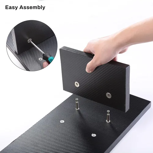Vista 12 de EUREKA ERGONOMIC Soporte de monitor dual de fibra de carbono ajustable
