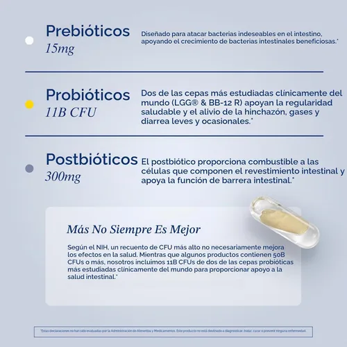 Vista 3 de Ritual Synbiotic+ Suplemento probiótico 3 en 1 - 30 cápsulas - 30 porciones