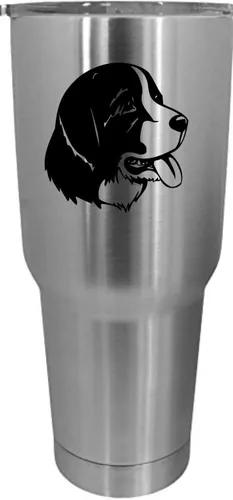Vista 182 de Cairn Terrier - Vaso grabado con temática de perro, 30 onzas