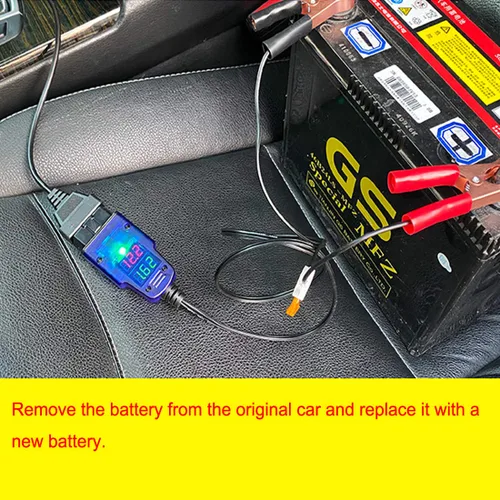 Vista 7 de OBD2 - Conector de protección de ahorro de memoria para coche, batería automotriz, ECU, protector de apagado y apagado del vehículo, herramienta