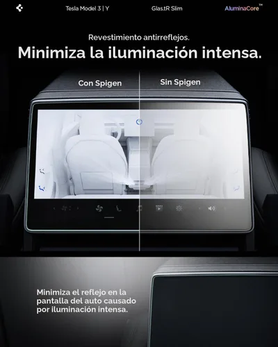 Vista 4 de Spigen Screen Protector Matte for Model 3 (2024-2026), Model Y (2025-2026)