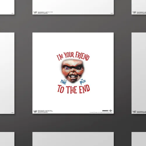 Vista 2 de Trends International Gallery Pops Play - Póster de pared Chucky Time To Play, 12.00 x 12.00 pulgadas, versión sin marco