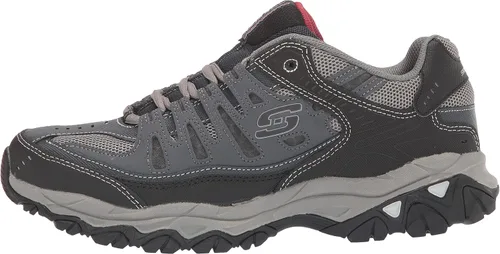 Vista 9 de Skechers Afterburn - Tenis con cordones y espuma viscoelástica para hombre