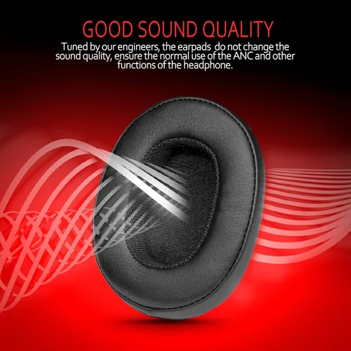 Vista 4 de Krone Kalpasmos Skull CandyWireless - Almohadillas de repuesto con cancelación de ruido para Skullcandy Crusher Evo/Hesh 3/Hesh Evo, repuesto
