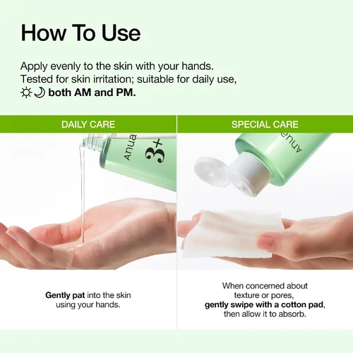 Vista 7 de Anua Tónico aclarante de ácido azelaico 3 CICA, tónico facial exfoliante diario con salicílico, para calmar y claridad de la piel, cuidado de sebo